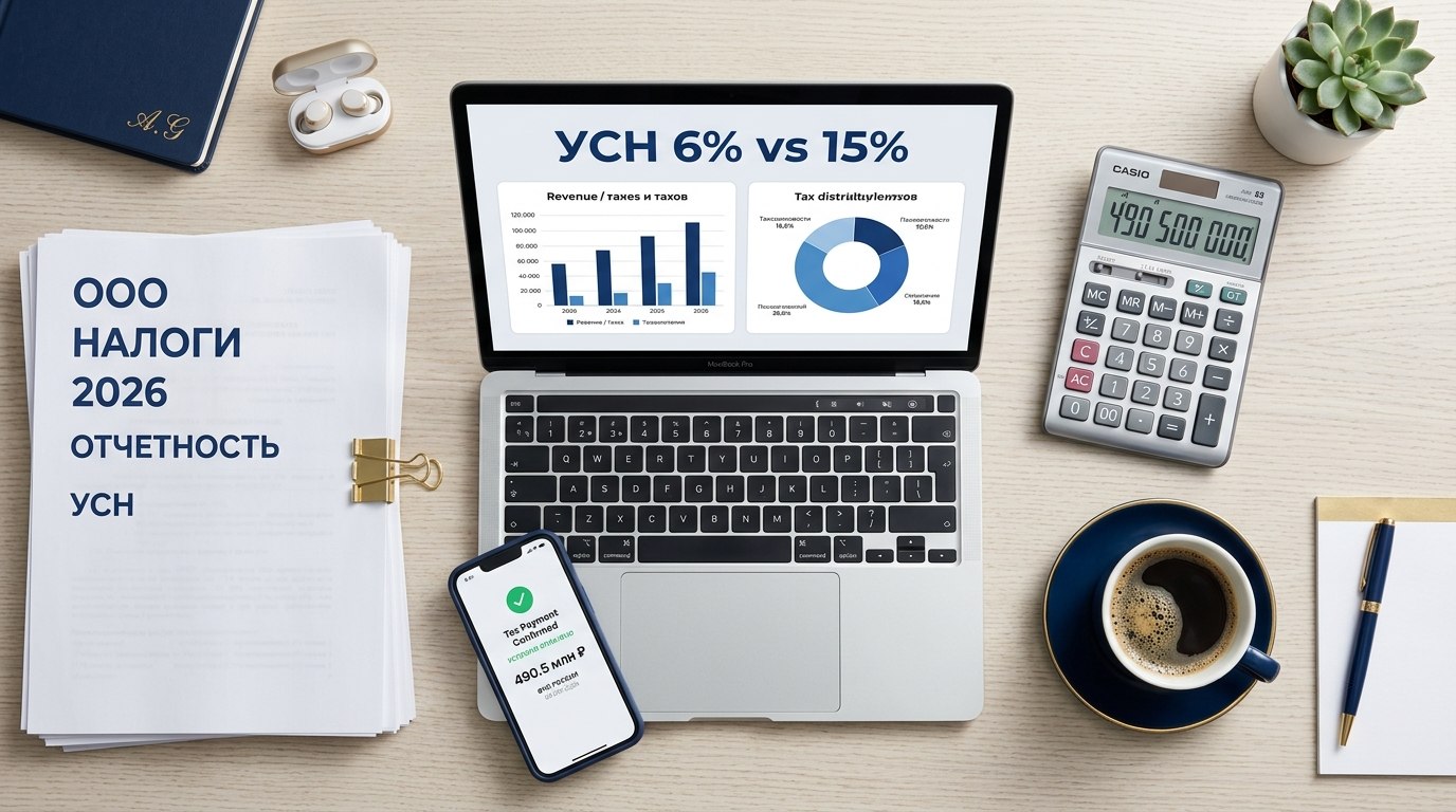 Налоги ООО на УСН